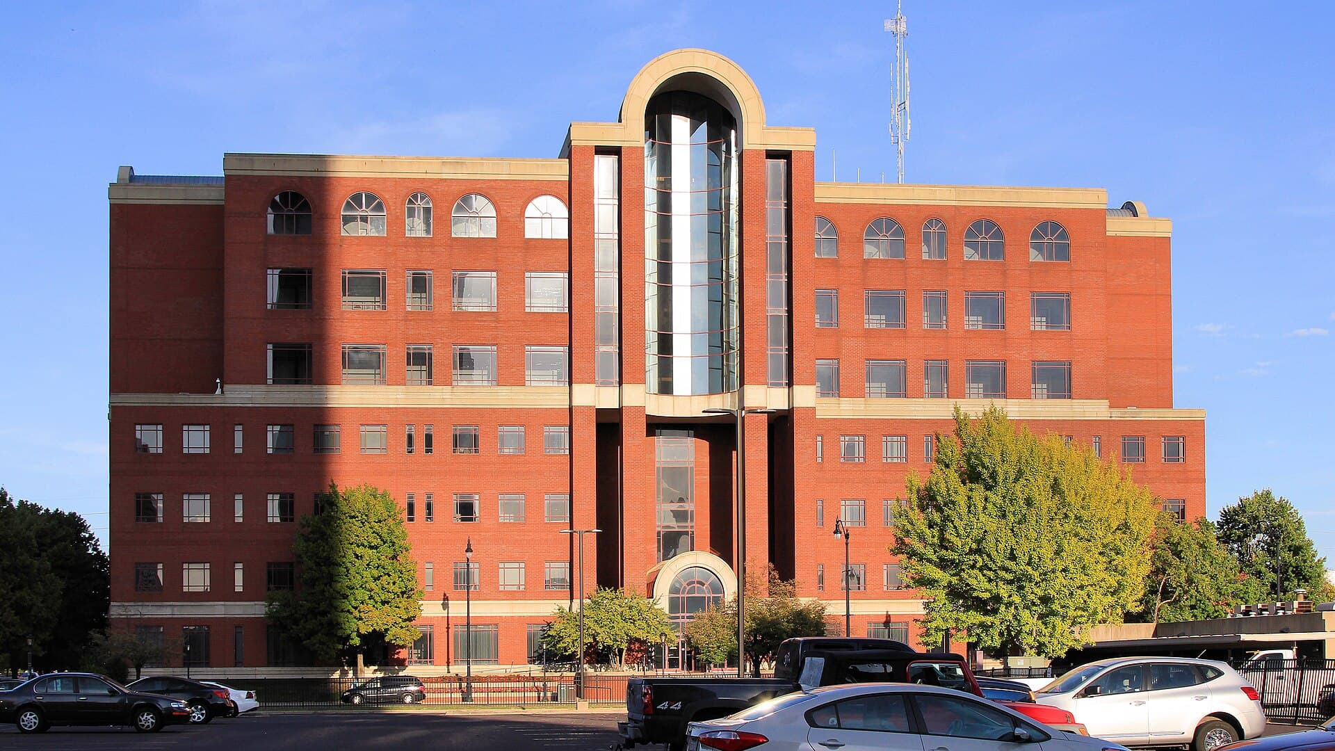 Exterior of the Sangamon County Courthouse in 2017.