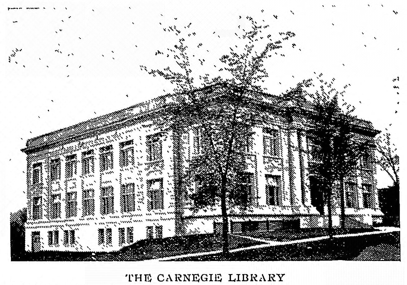 Carnegie Library building on the Pennsylvania State University campus.